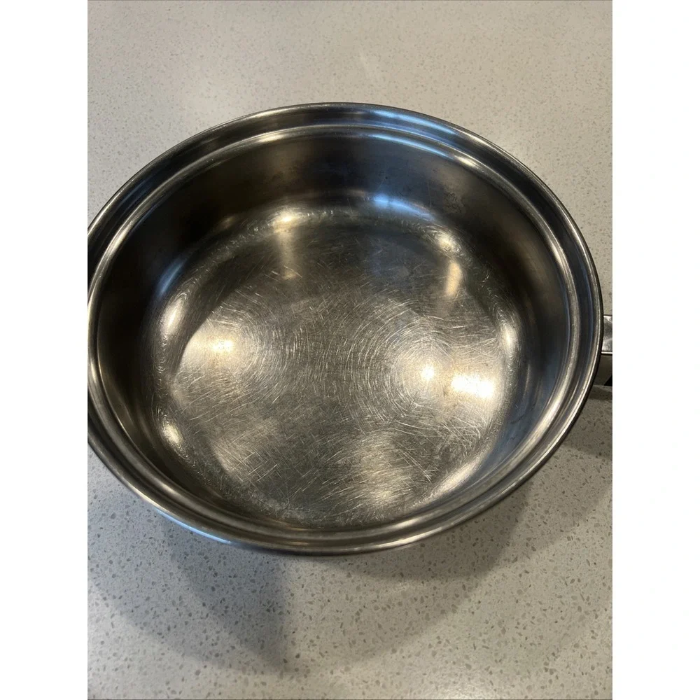 Saladmaster 18-8 Tri-clad Stainless Steel Skillet Fry Pan Set 2 Piece